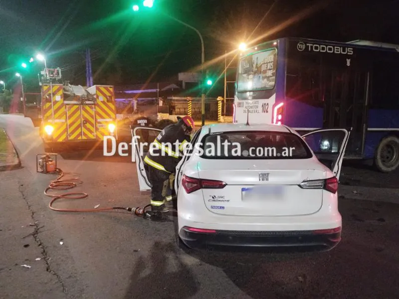 Siniestro vial en av. Ex Combatientes de Malvinas.