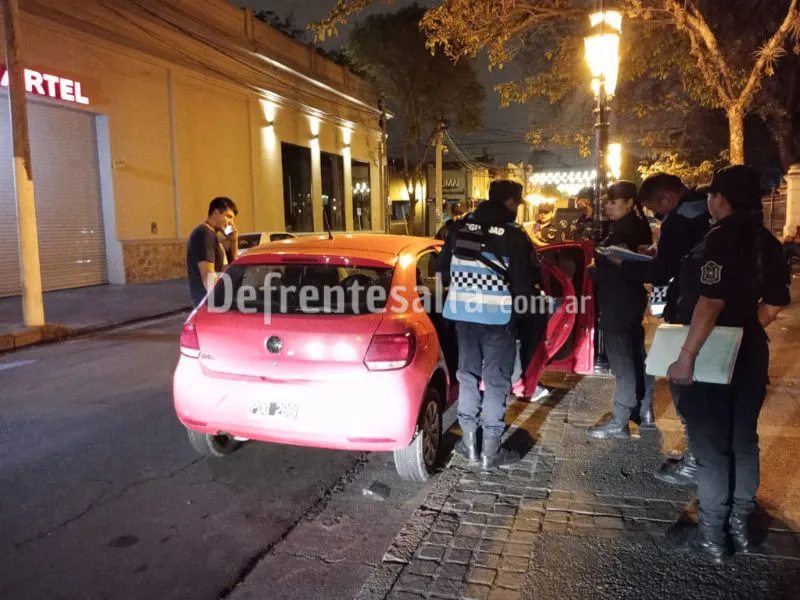 Operativo por conductor ebrio.