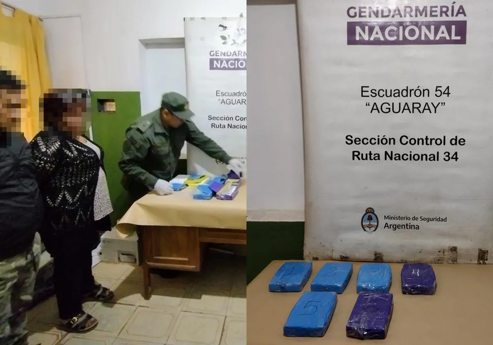 Secuestro droga- Aguaray