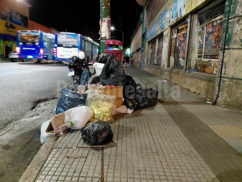 Residuos en el centro