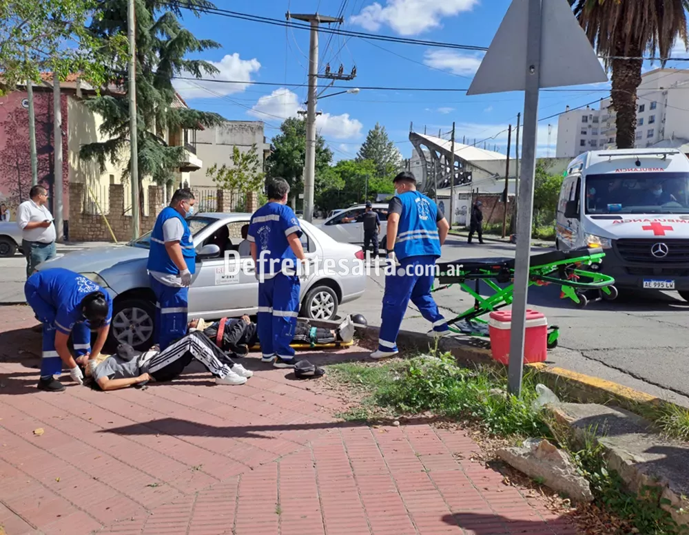 Sinistro vial en ohigings y Zuviria