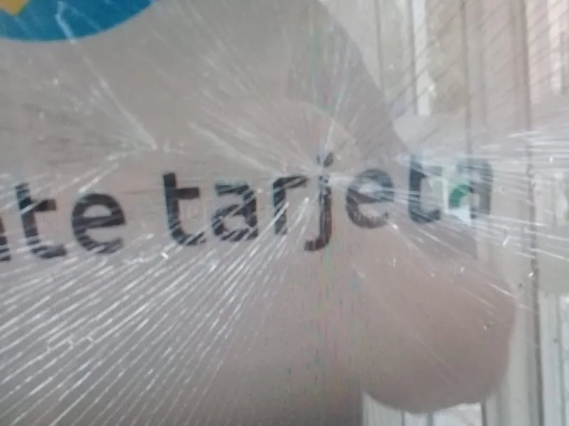 Destrozos en una máquina de recarga de SAETA. 