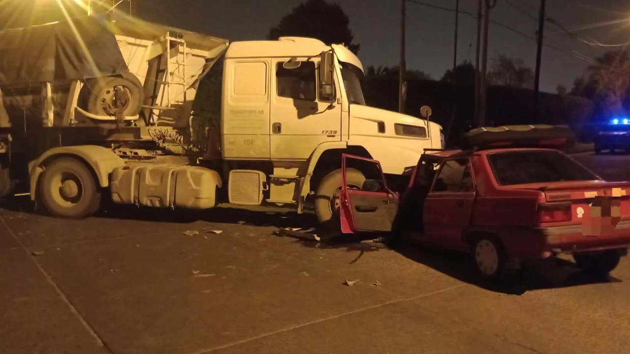 Siniestro vial Santa Aana