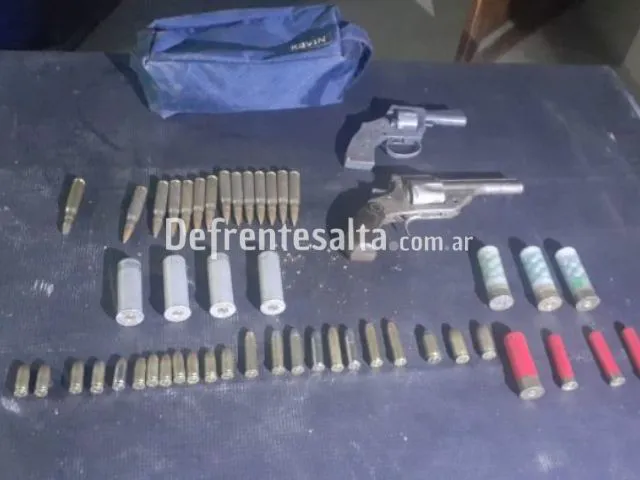 Armas de fuego secuestradas.