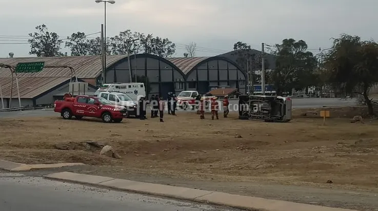 Vuelco en el Parque Industrail
