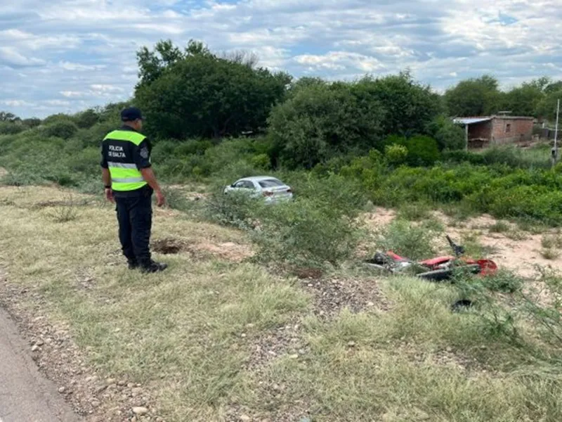 Siniestro vial con víctima fatal Los Blancos