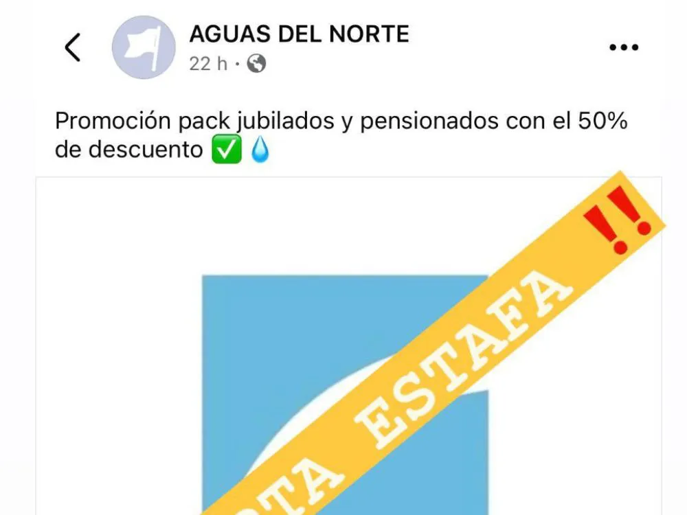 Alerta estafas.