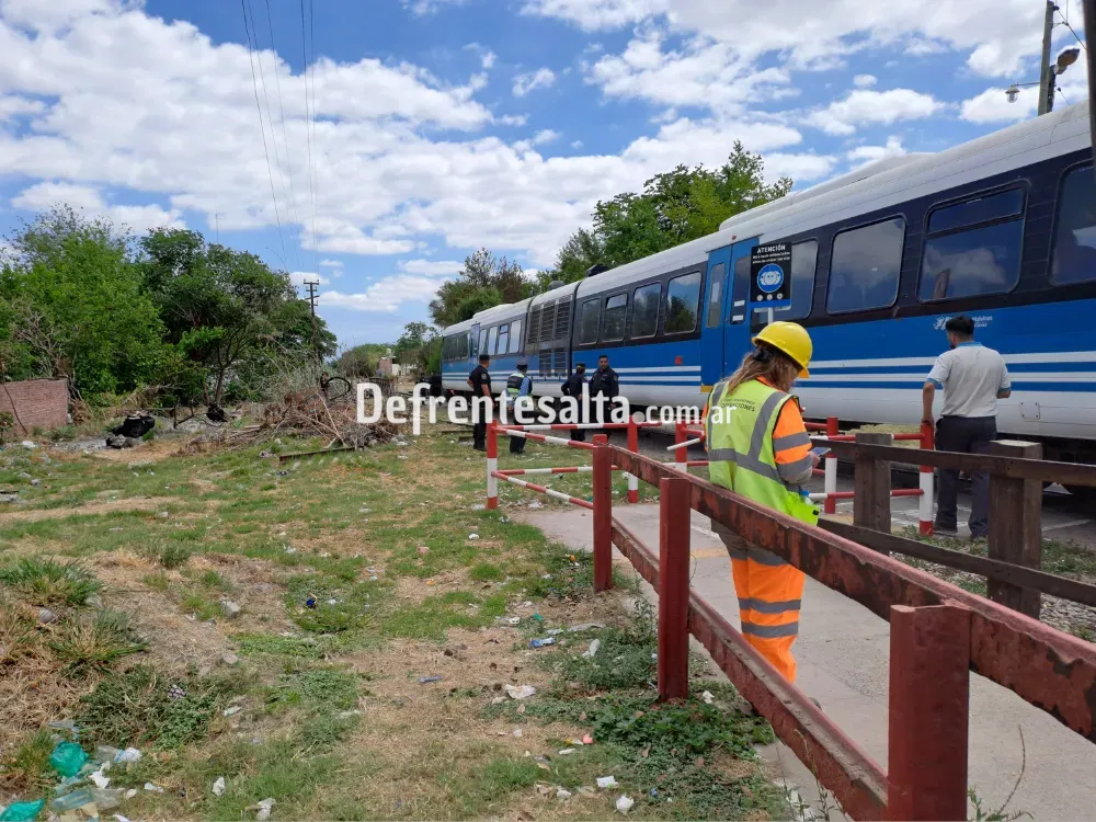 Formación del tren urbano.