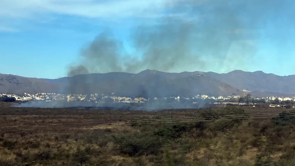 Incendio en Cir. Noroeste 2 Foto: Noti Santi.