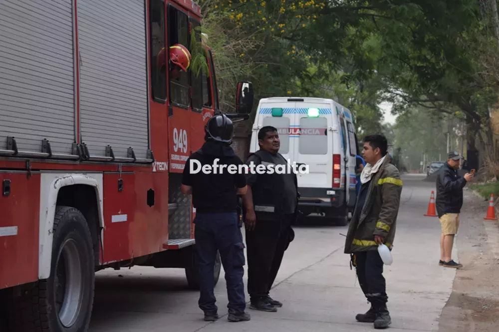 Incendio en el Cerro 20 de Febrero