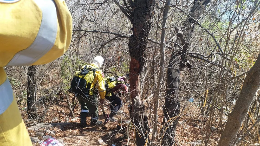 Incendio cerro San Bernardo