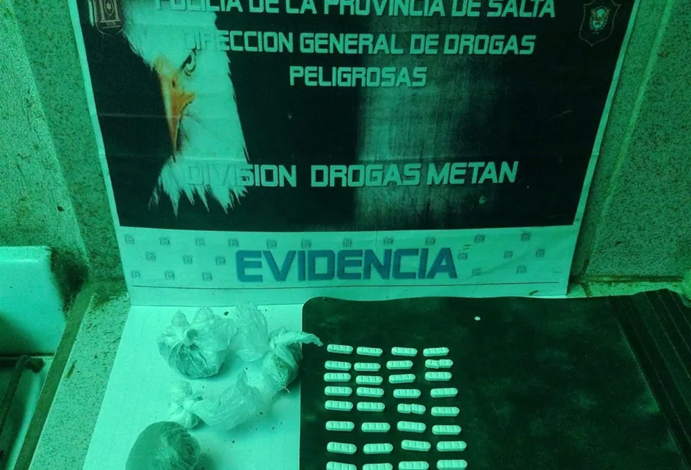 Droga secuestrada en una comisaría