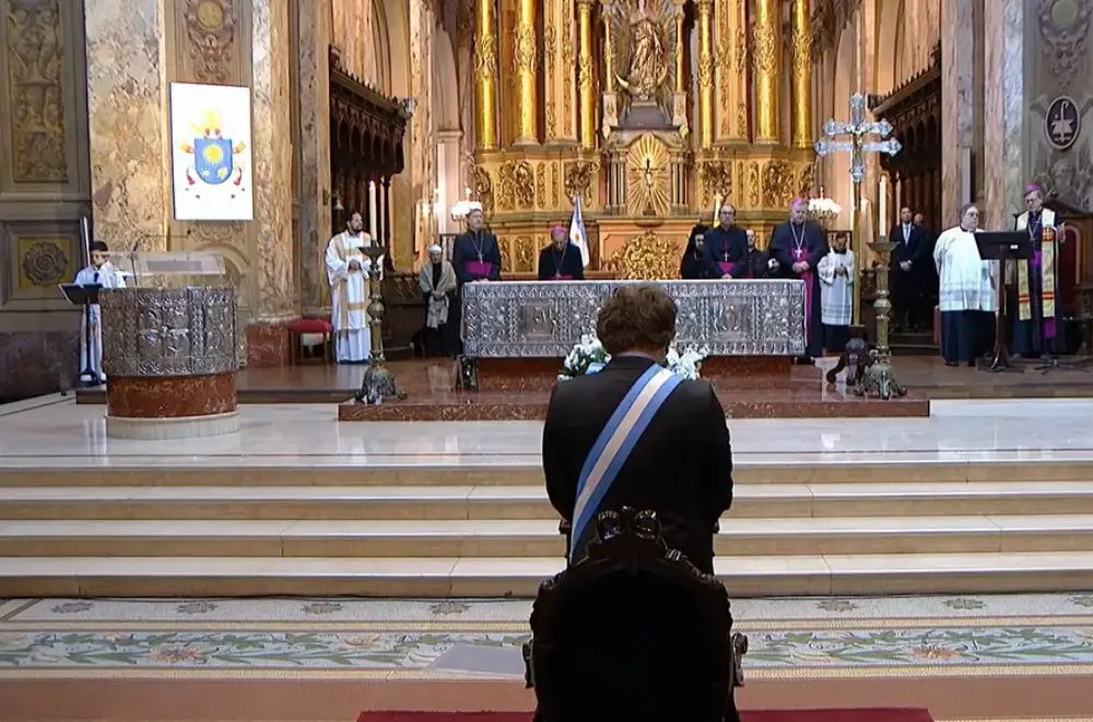 Milei en la Catedral