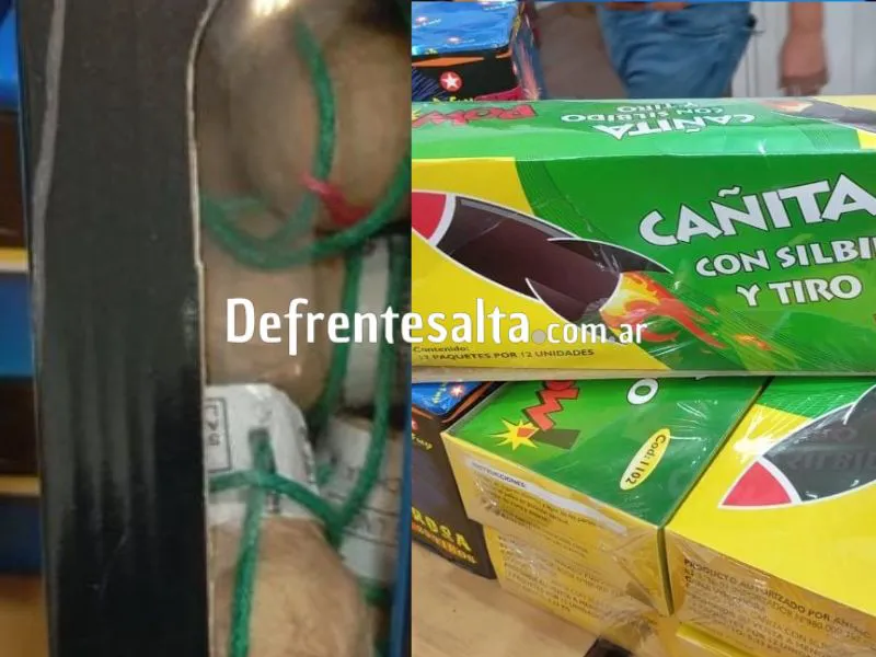 Fuegos artificiales prohibidos en Salta.