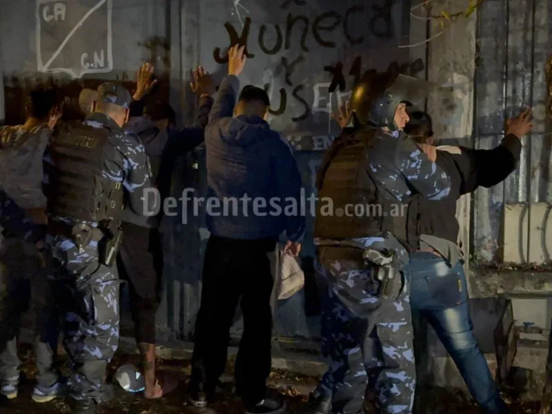 Detenidos por la Policía de Salta.