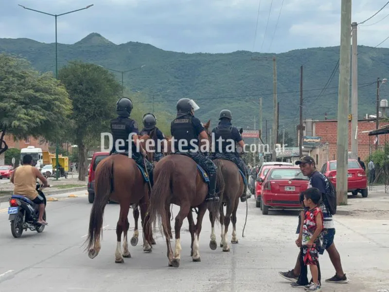 Operativo policial en zona sudeste.