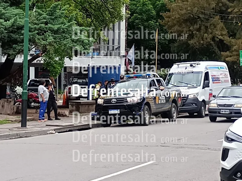 Los servicios de emergencia en el parque. 