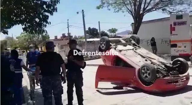 Vuelco y heridos