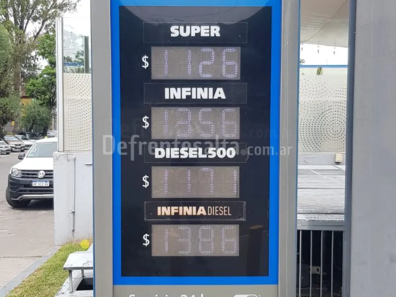 Precios de combustibles de noviembre 2024.