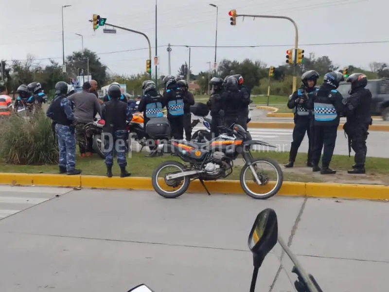 Operativo de seguridad vial. 