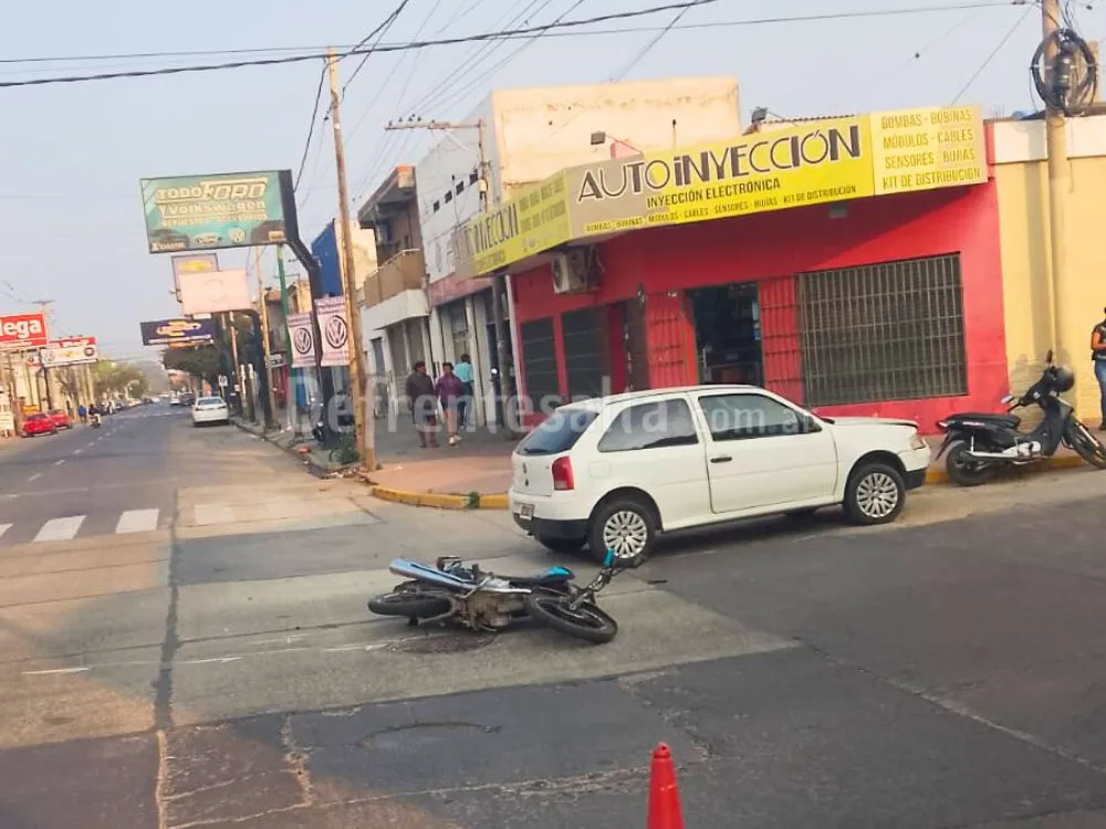Accidente en San Martín al 1500.