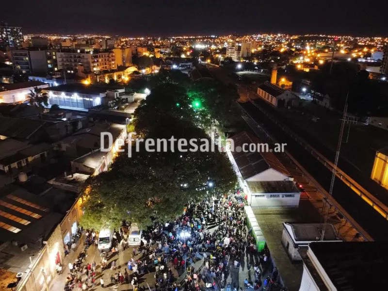 Vista desde el drone. Paseo Ameghino.