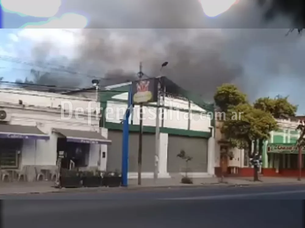 Incendio galería de Cerrillos