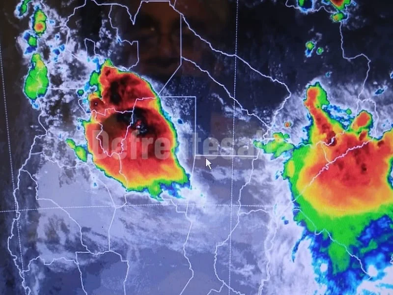 Tormentas se aproximan a Salta. 