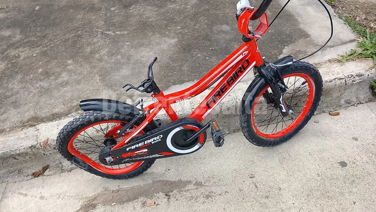 Así quedó la bicicleta del nene que fue atropellado en barrio Juan Manuel de Rosas.