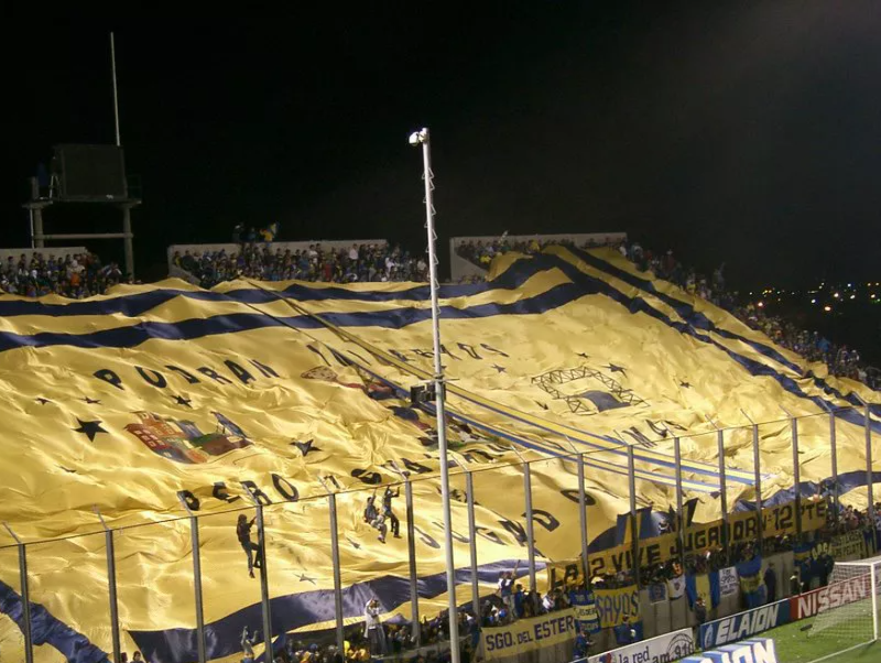 Hinchada de Boca en Salta