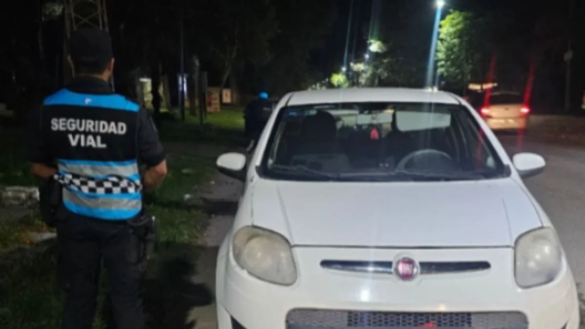 Los vehículos secuestrados.