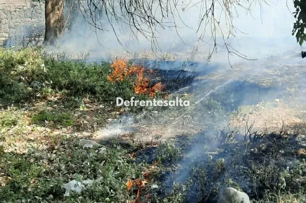 Incendios en la ciudad de Salta