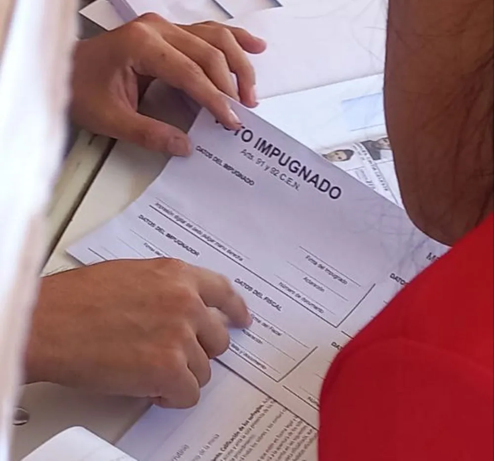 Voto impugnado