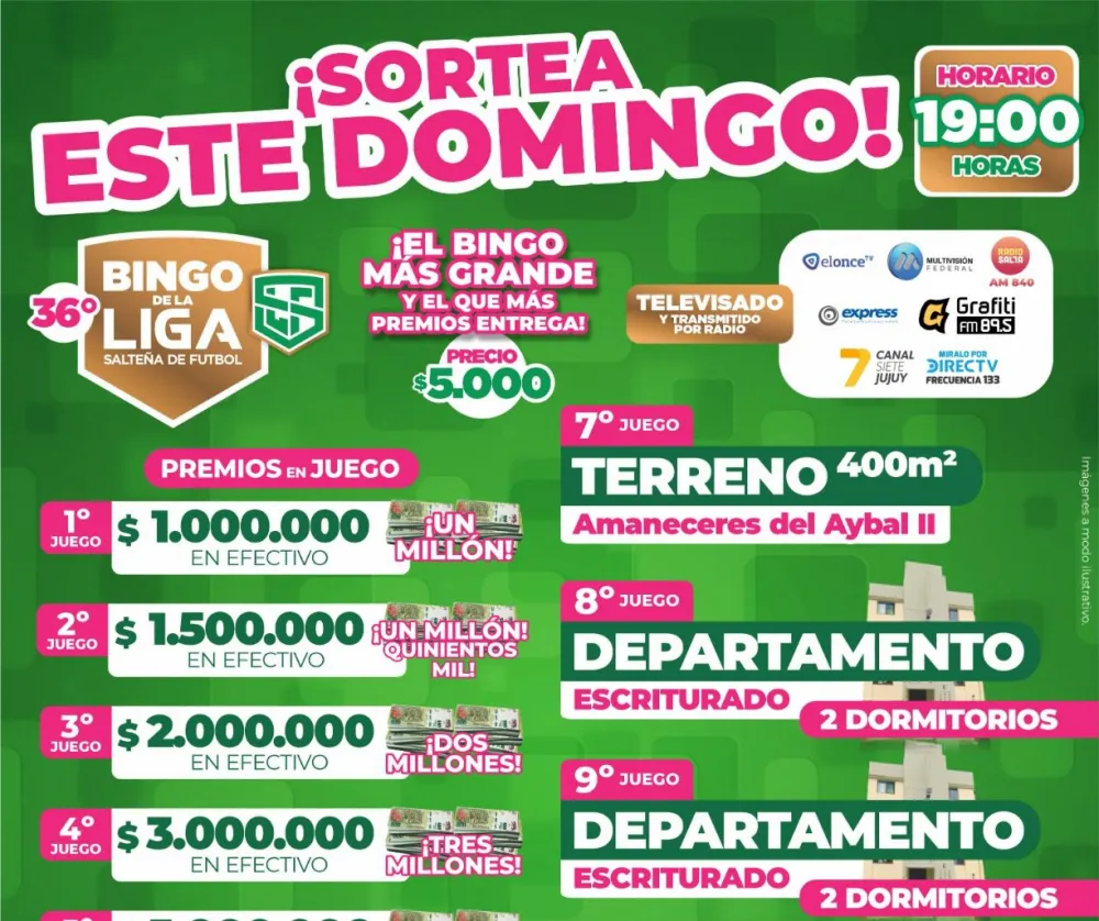 Sorteo del Bingo