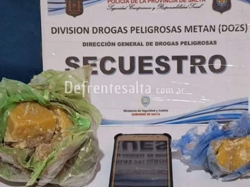 Cocaína secuestrada.