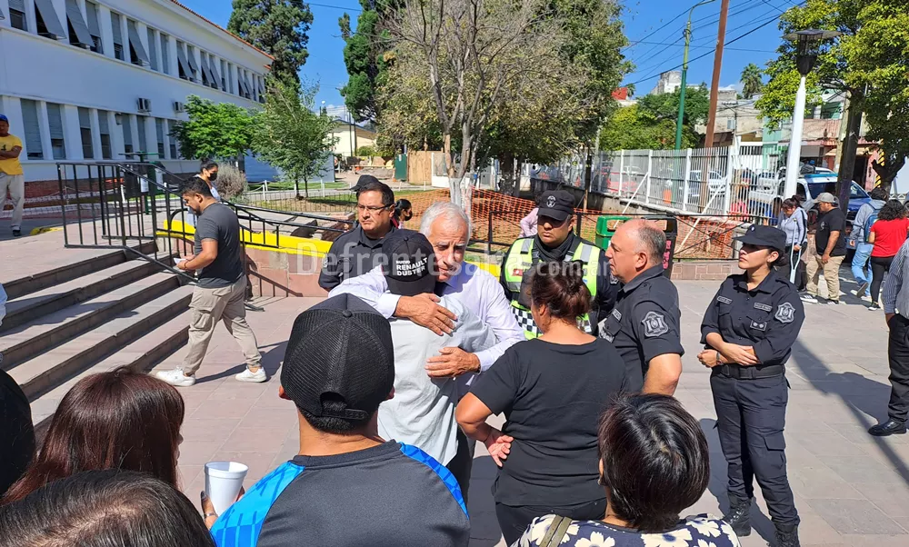 Marcelo Dóminguez con familiares de Fátima