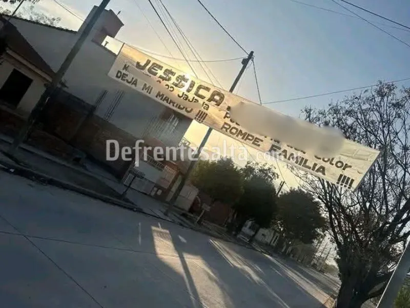 El cartel en cuestión.