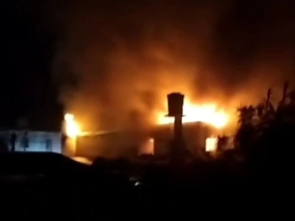Incendio en una vivienda.