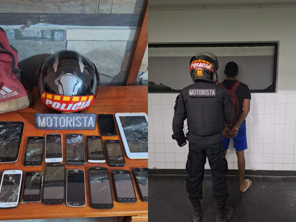 Detenido por robar celulares