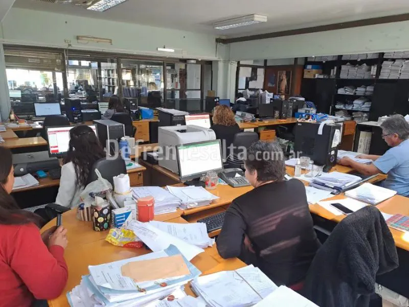 Empleados públicos de Salta.