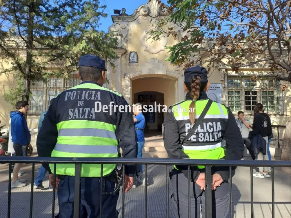 Operativo policial por las elecciones