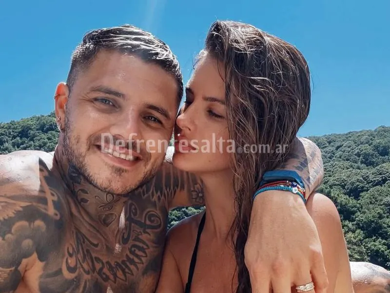 La China y Mauro Icardi juntos.