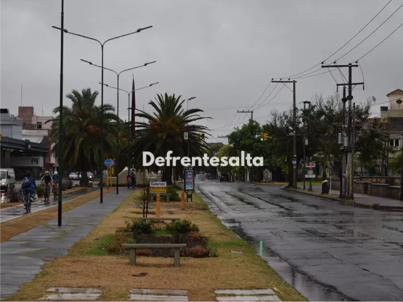 Tiempo de lluvia en Salta