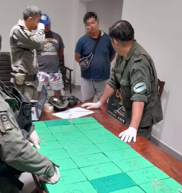 Secuestro cocaína Aguas Blancas