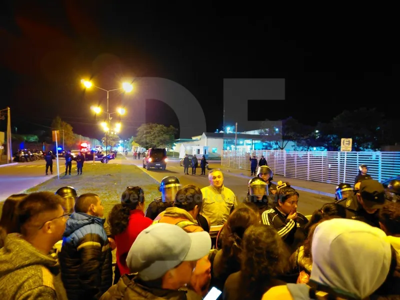 Familiares de internos en la Alcaidia.