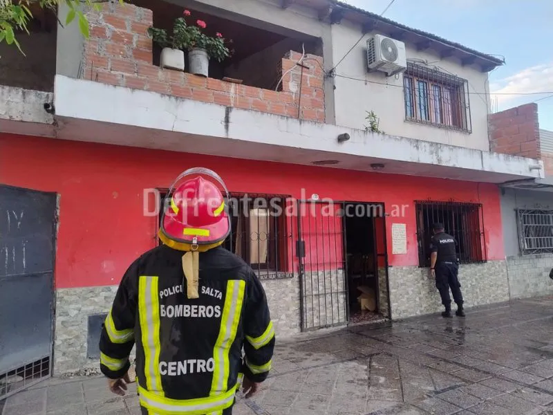 Incendio en Juan C. Dávalos.