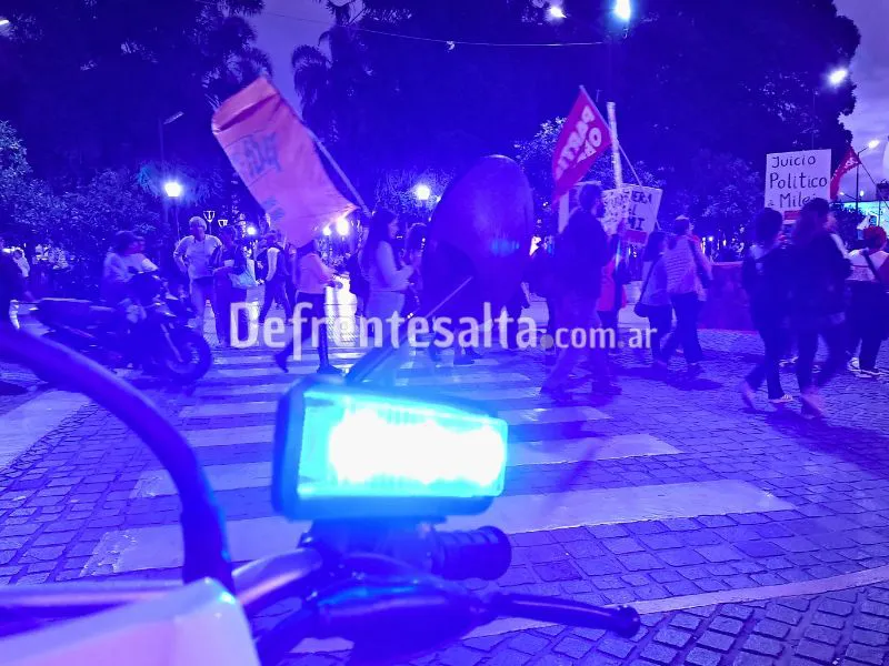Marcha del 8M en Salta.