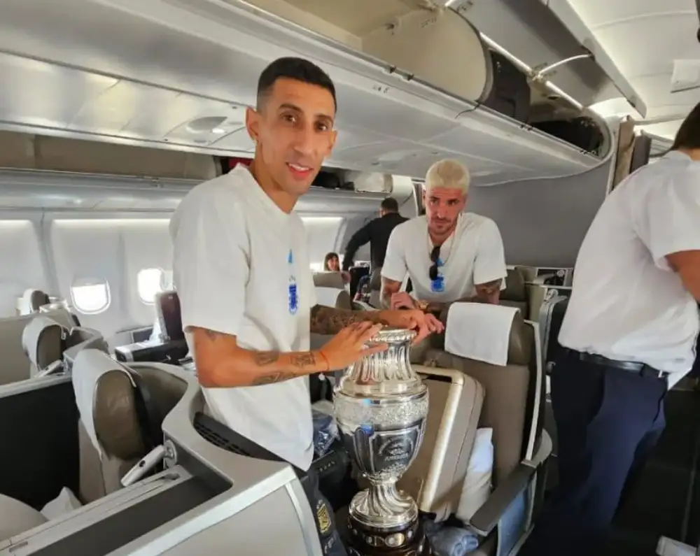Angel Dí María sostiene la Copa America