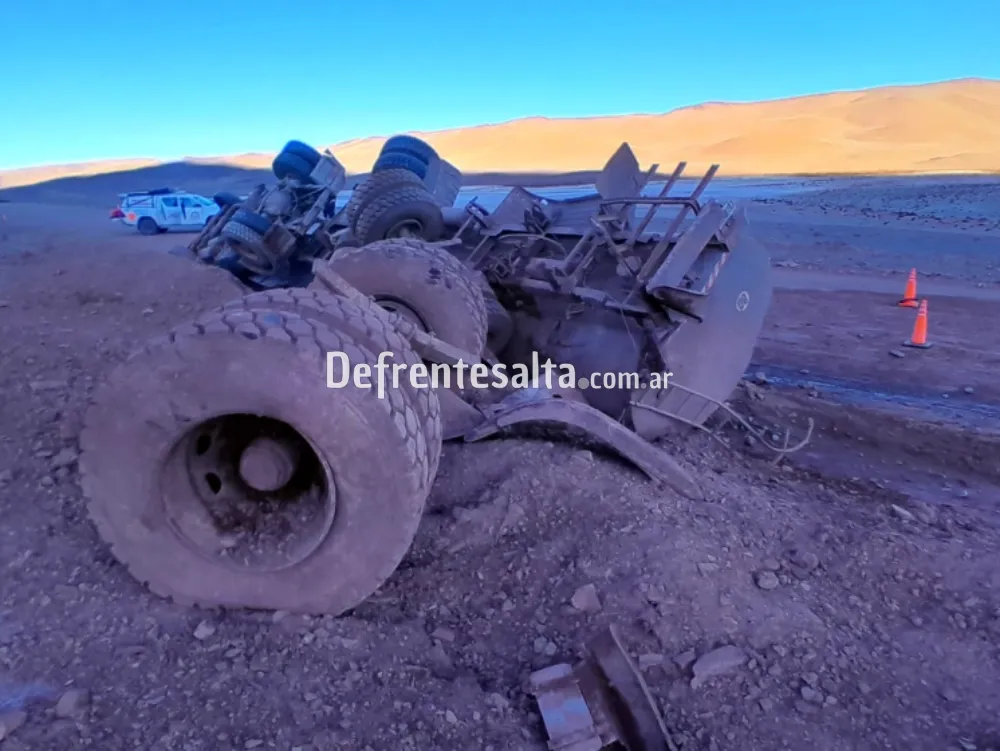 Sineistro fatal en Pastos Grandes