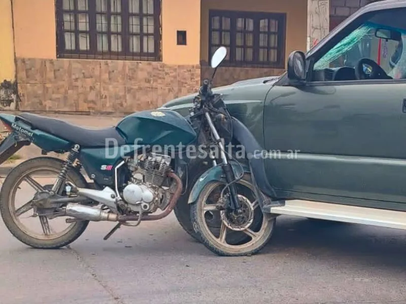 La escena del accidente. 